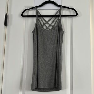 Gray Women's Strappy Top